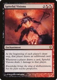 Spiteful Visions - Commander 2013 - Magic: The Gathering card