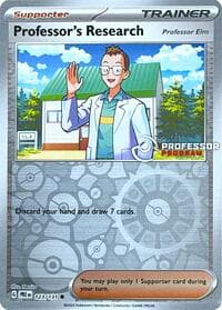 Professor's Research [Professor Elm] - Professor Program Promos - Pokemon card