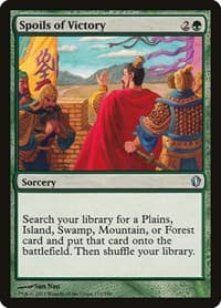 Spoils of Victory - Commander 2013 - Magic: The Gathering card
