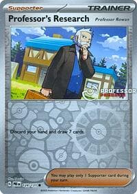 Professor's Research [Professor Rowan] - Professor Program Promos - Pokemon card
