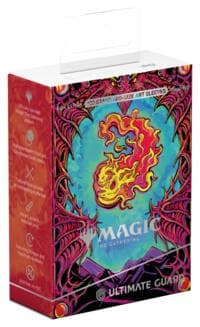 Magic: The Gathering: Mana Token Art Sleeves - Mountain (100-Pack) - Ultimate Guard Card Sleeves - Card Sleeves card