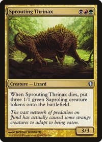 Sprouting Thrinax - Commander 2013 - Magic: The Gathering card