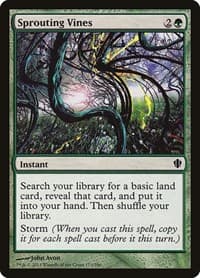 Sprouting Vines - Commander 2013 - Magic: The Gathering card