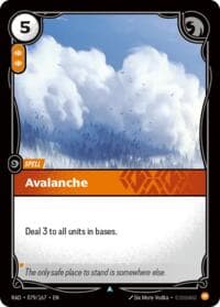 Avalanche - Radiance - Riftbound: League of Legends Trading Card Game card