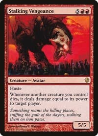 Stalking Vengeance - Commander 2013 - Magic: The Gathering card