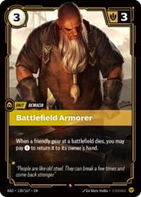 Battlefield Armorer - Radiance - Riftbound: League of Legends Trading Card Game card