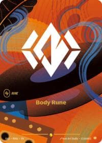 Body Rune (R04a) - Radiance - Riftbound: League of Legends Trading Card Game card