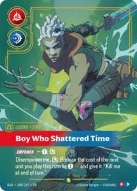 Ekko, Boy Who Shattered Time (Overnumbered) - Radiance - Riftbound: League of Legends Trading Card Game card