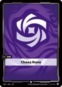 Chaos Rune - Radiance - Riftbound: League of Legends Trading Card Game card