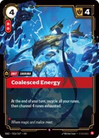 Coalesced Energy - Radiance - Riftbound: League of Legends Trading Card Game card