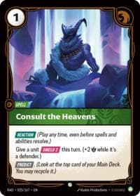 Consult the Heavens - Radiance - Riftbound: League of Legends Trading Card Game card