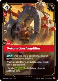 Detonation Amplifier - Radiance - Riftbound: League of Legends Trading Card Game card