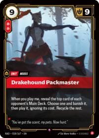 Drakehound Packmaster - Radiance - Riftbound: League of Legends Trading Card Game card