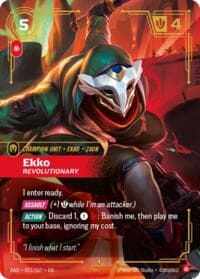 Ekko, Revolutionary - Radiance - Riftbound: League of Legends Trading Card Game card