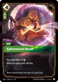 Ephemeral Ward - Radiance - Riftbound: League of Legends Trading Card Game card