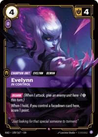 Evelynn, In Control - Radiance - Riftbound: League of Legends Trading Card Game card