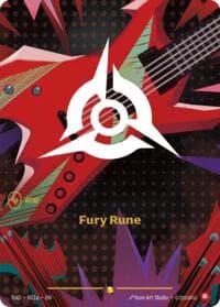 Fury Rune (R01a) - Radiance - Riftbound: League of Legends Trading Card Game card