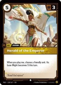 Herald of the Emperor - Radiance - Riftbound: League of Legends Trading Card Game card