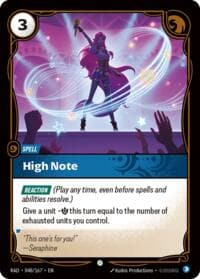 High Note - Radiance - Riftbound: League of Legends Trading Card Game card