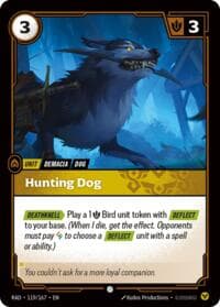 Hunting Dog - Radiance - Riftbound: League of Legends Trading Card Game card