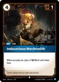 Industrious Mechsmith - Radiance - Riftbound: League of Legends Trading Card Game card