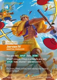 Jarvan IV, Martial Paragon (Alternate Art) - Radiance - Riftbound: League of Legends Trading Card Game card