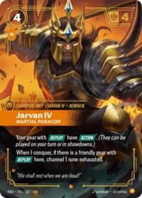 Jarvan IV, Martial Paragon - Radiance - Riftbound: League of Legends Trading Card Game card