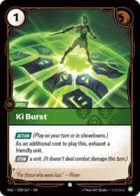Ki Burst - Radiance - Riftbound: League of Legends Trading Card Game card