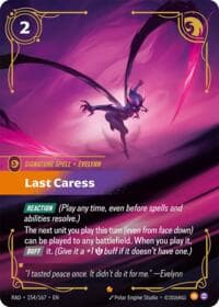 Last Caress - Radiance - Riftbound: League of Legends Trading Card Game card