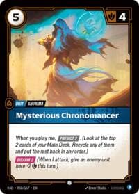 Mysterious Chronomancer - Radiance - Riftbound: League of Legends Trading Card Game card