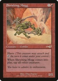 Shrieking Mogg - Nemesis - Magic: The Gathering card