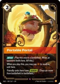 Portable Portal - Radiance - Riftbound: League of Legends Trading Card Game card