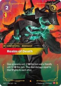 Realm of Death - Radiance - Riftbound: League of Legends Trading Card Game card