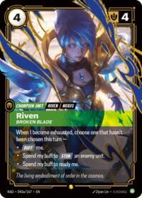 Riven, Broken Blade (Alternate Art) - Radiance - Riftbound: League of Legends Trading Card Game card