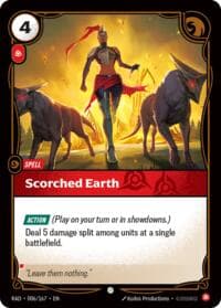 Scorched Earth - Radiance - Riftbound: League of Legends Trading Card Game card