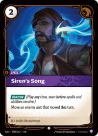 Siren's Song - Radiance - Riftbound: League of Legends Trading Card Game card
