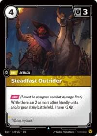Steadfast Outrider - Radiance - Riftbound: League of Legends Trading Card Game card
