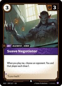 Suave Negotiator - Radiance - Riftbound: League of Legends Trading Card Game card