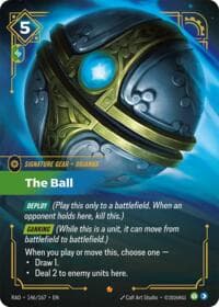 The Ball - Radiance - Riftbound: League of Legends Trading Card Game card