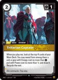 Trifarian Captain - Radiance - Riftbound: League of Legends Trading Card Game card