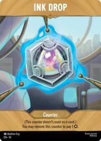 Ink Drop (Blue) - Hyperia City - Disney Lorcana card