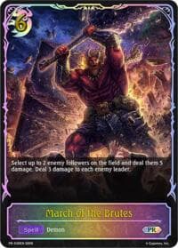 March of the Brutes - PR-536 - Shadowverse: Evolve Promo Cards - Shadowverse: Evolve card