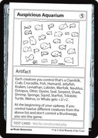 Auspicious Aquarium - Mystery Booster: Convention Edition Exclusives - Magic: The Gathering card
