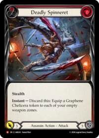 Deadly Spinneret - Usurp the Shadow Throne - Flesh and Blood TCG card
