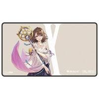 FINAL FANTASY Black Stitched Playmat for Magic: The Gathering - Yuna Grand Summoner - Ultra Pro Playmats - Playmats card