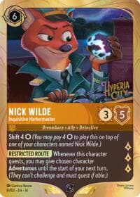 Nick Wilde - Inquisitive Harbormaster - Disney Lorcana Promo Cards - Disney Lorcana card