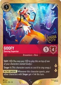 Goofy - Dancing Superstar - Disney Lorcana Promo Cards - Disney Lorcana card