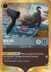 Berlioz - Tiny Rascal - Disney Lorcana Promo Cards - Disney Lorcana card