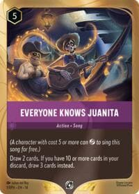 Everyone Knows Juanita - Disney Lorcana Promo Cards - Disney Lorcana card