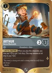 Arthur - Novice Blacksmith - Disney Lorcana Promo Cards - Disney Lorcana card